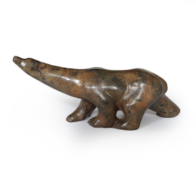 Bronze Polar Bear by P Chenet