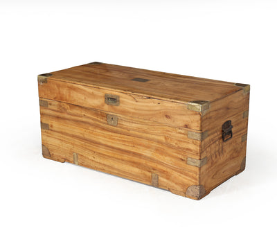 English Antique Camphor Wood box 