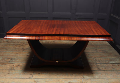 French Art Deco Table with U Base