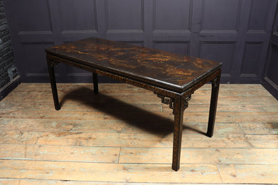 Antique Chinese Chinoiserie Table c1890
