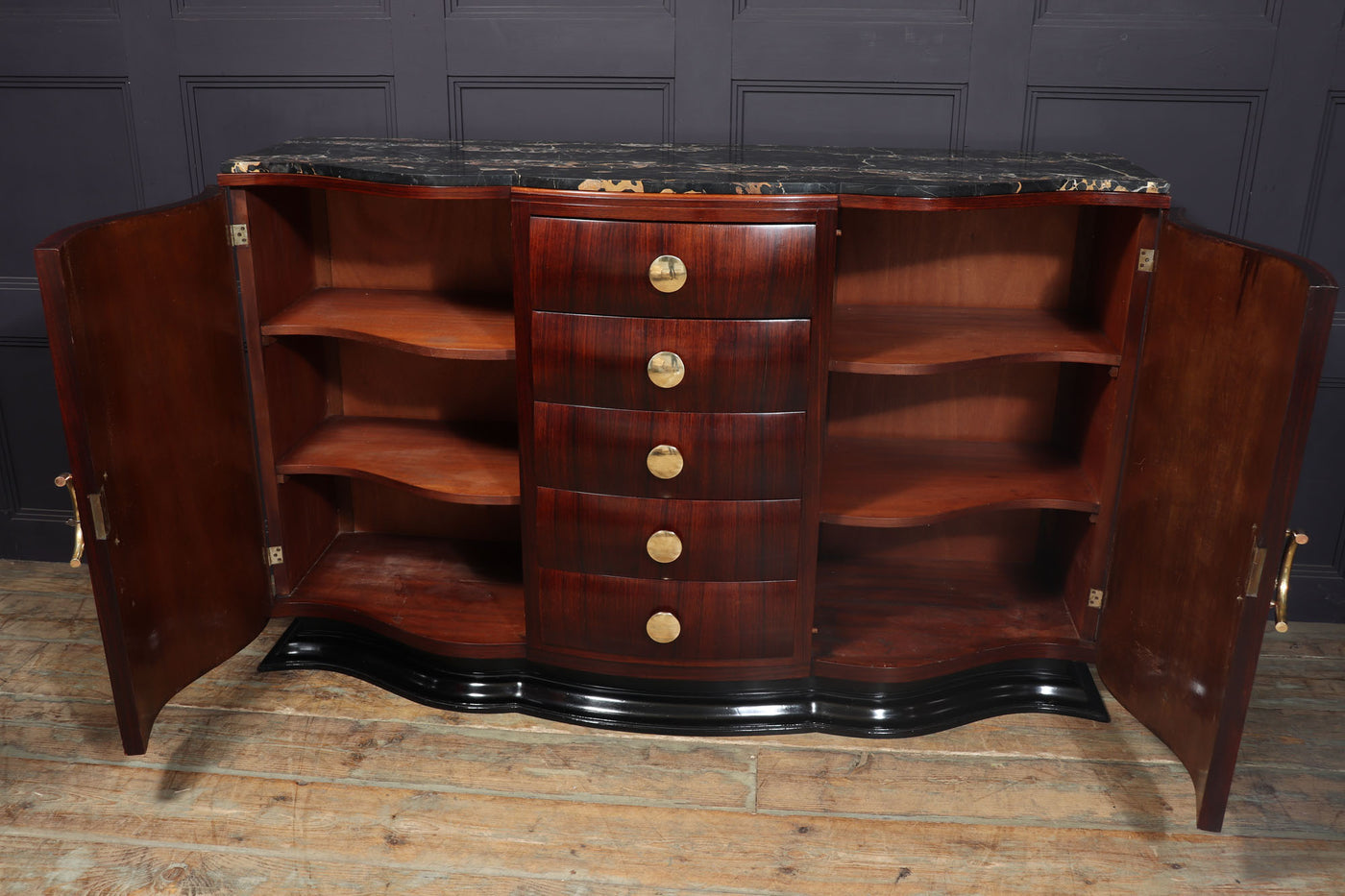 French Art Deco Rosewood Sideboard