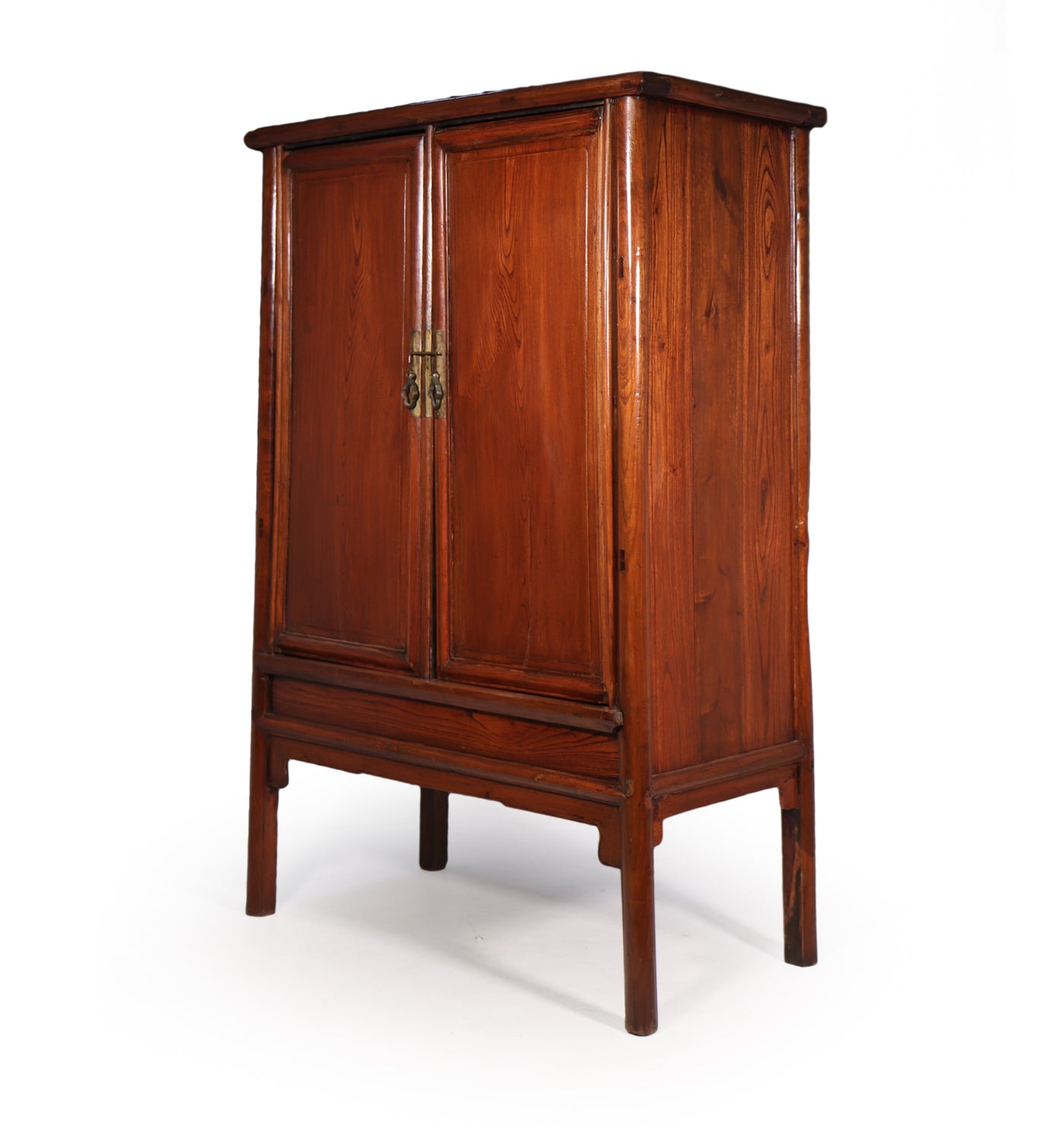 antique Chinese Hardwood Tapered Cabinet