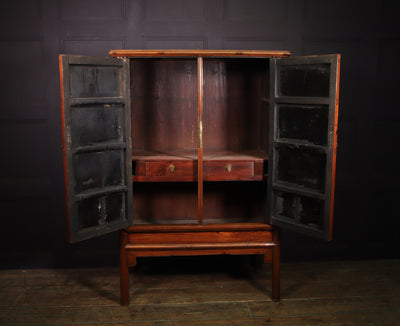 18th Century Chinese Hardwood Tapered Cabinet