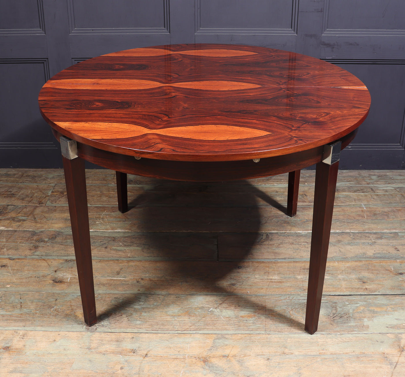 Mid century Rosewood Dining Table room