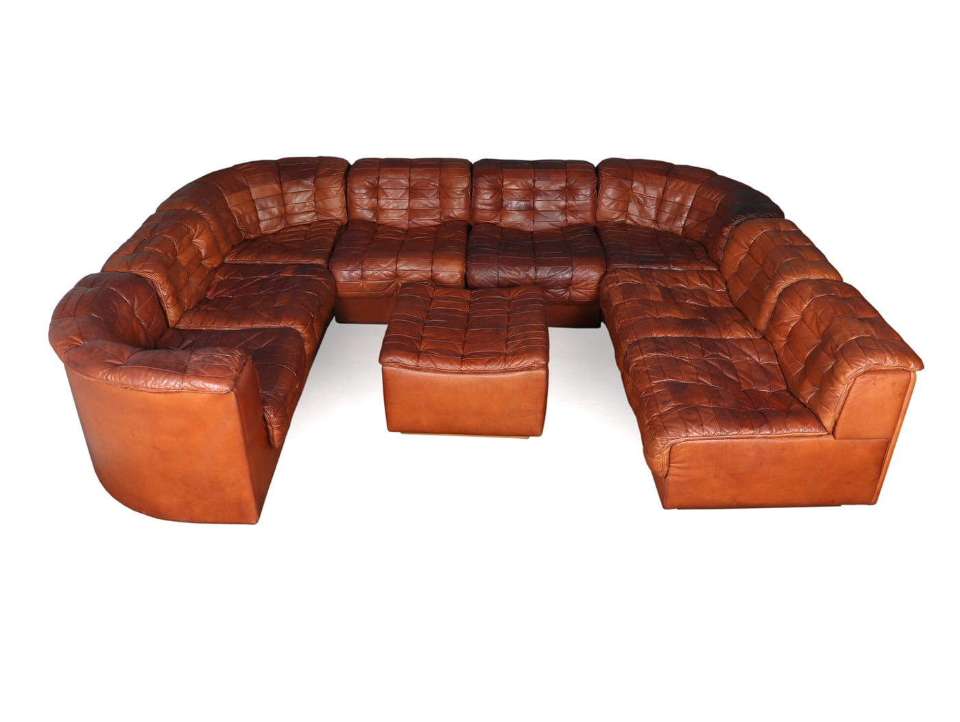 DeSede DS11 8 Section Modular Sofa + Foot stool