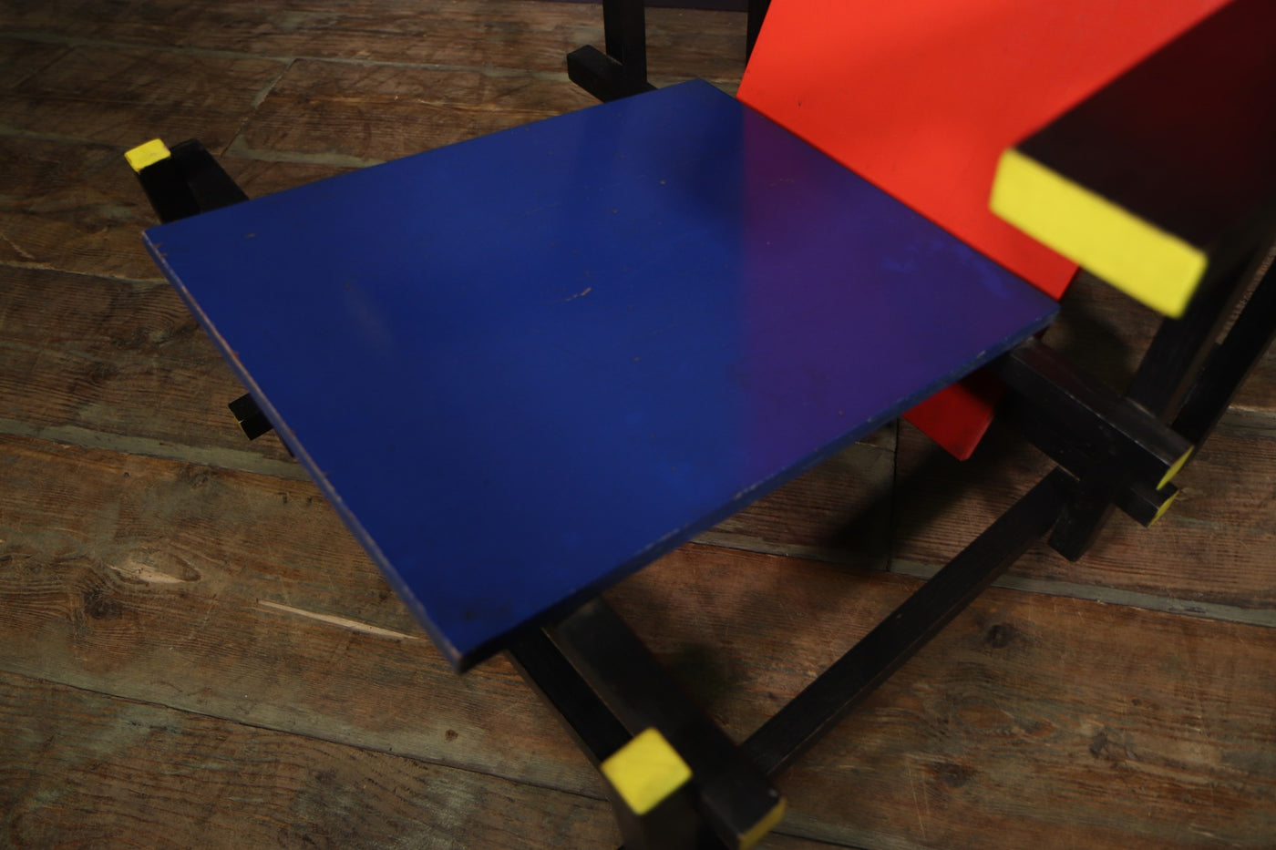 The Red Blue Chair by Gerrit Rietveld c1970