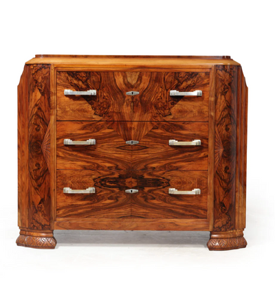 art deco chest of drawers
