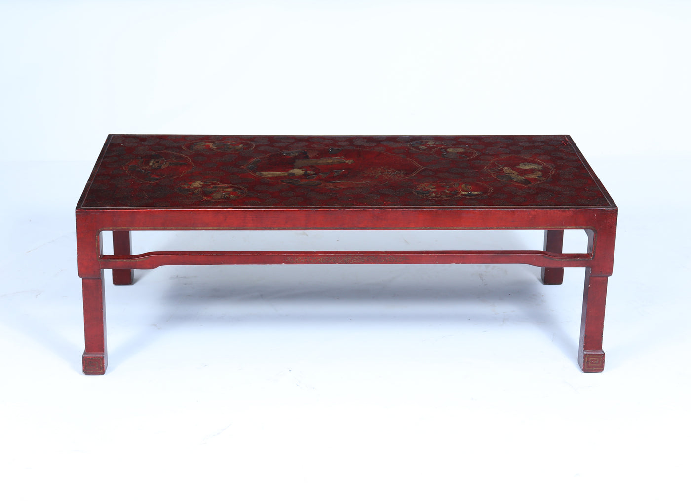 1920s Chinese Red Lacquer Coffee Table with Gilded Decoration – The ...