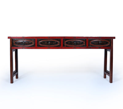 19th Century Chinese Lacquered Console Table