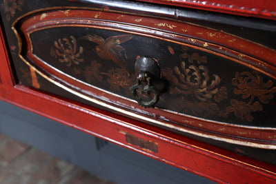 19th Century Chinese Lacquered Console Table