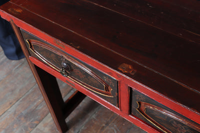 19th Century Chinese Lacquered Console Table