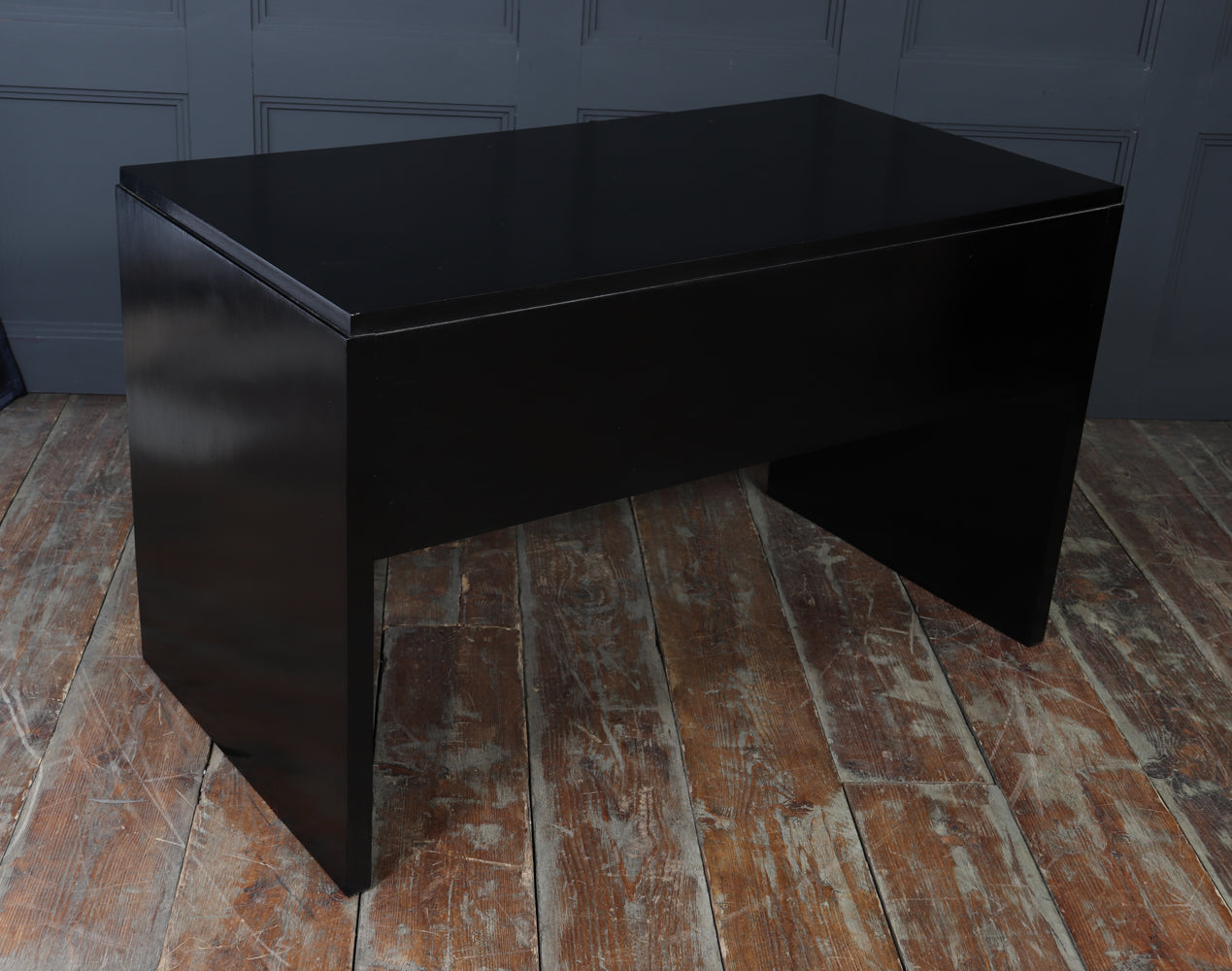 Art Deco Black Ebonised Desk 1930's