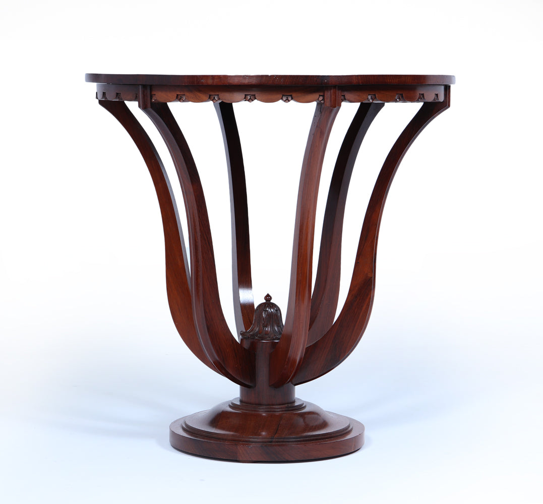 Art Deco Centre Table with Carved Detail