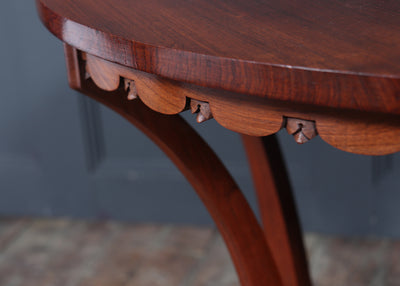 Art Deco Centre Table with Carved Detail