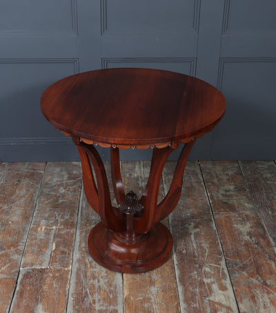 Art Deco Centre Table with Carved Detail