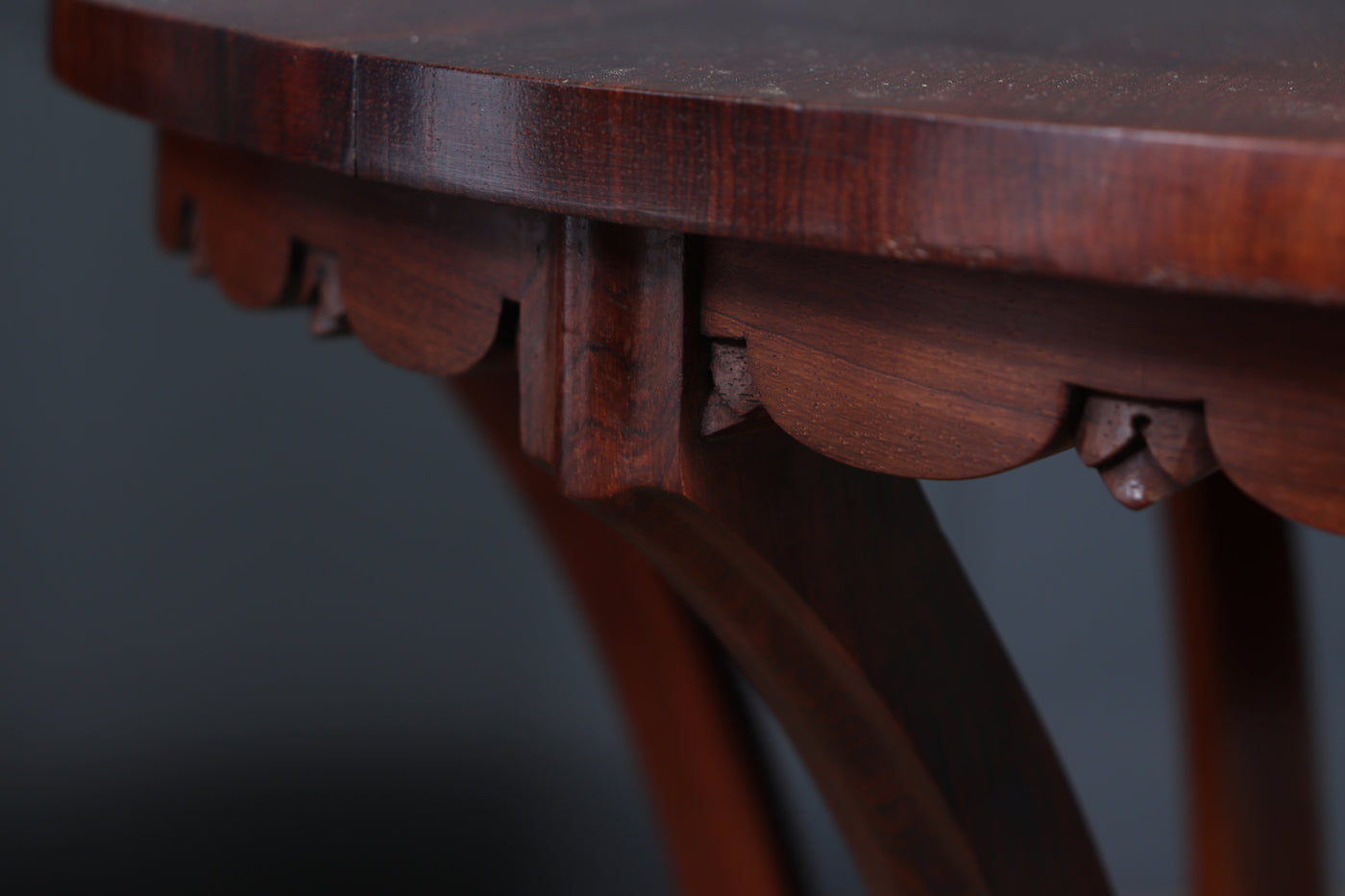 Art Deco Centre Table with Carved Detail