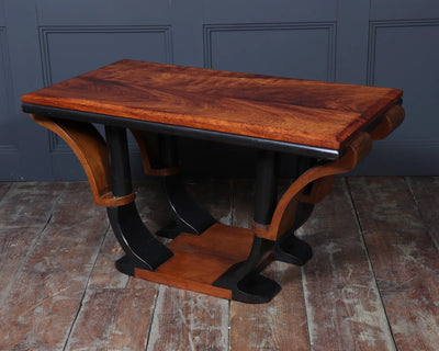 Art Deco Coffee Table in Walnut