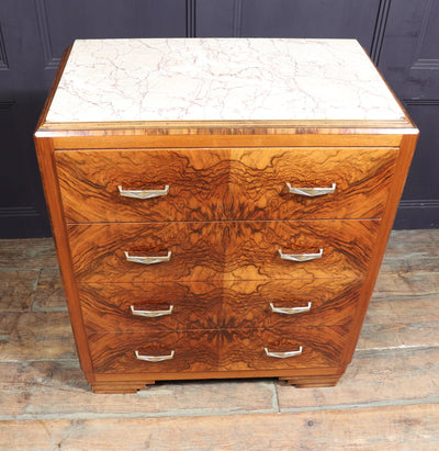 Art Deco Chest of Drawers  top