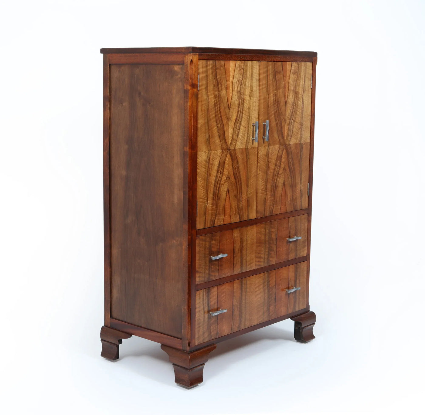 Art Deco Walnut Tallboy