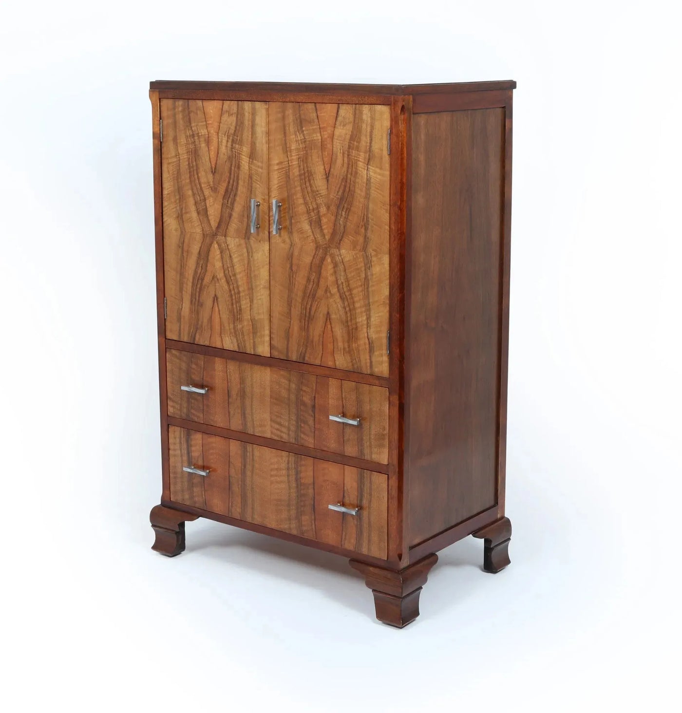 Art Deco Walnut Tallboy