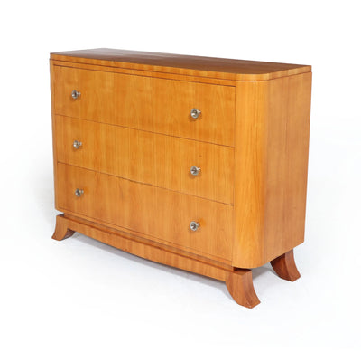 Art Deco chest of Drawers in Cherry