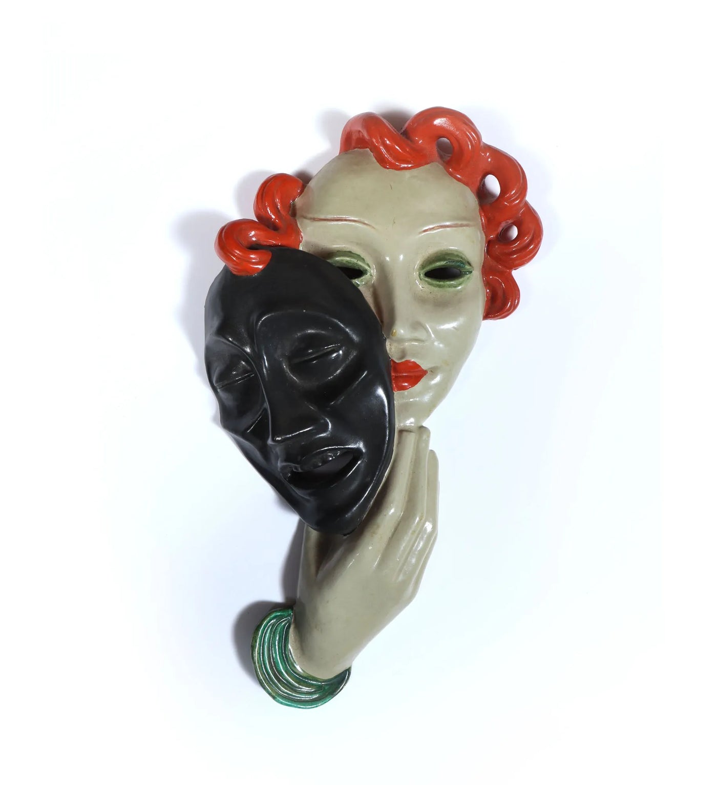 Art Deco Wall Mask by Ernst Webber