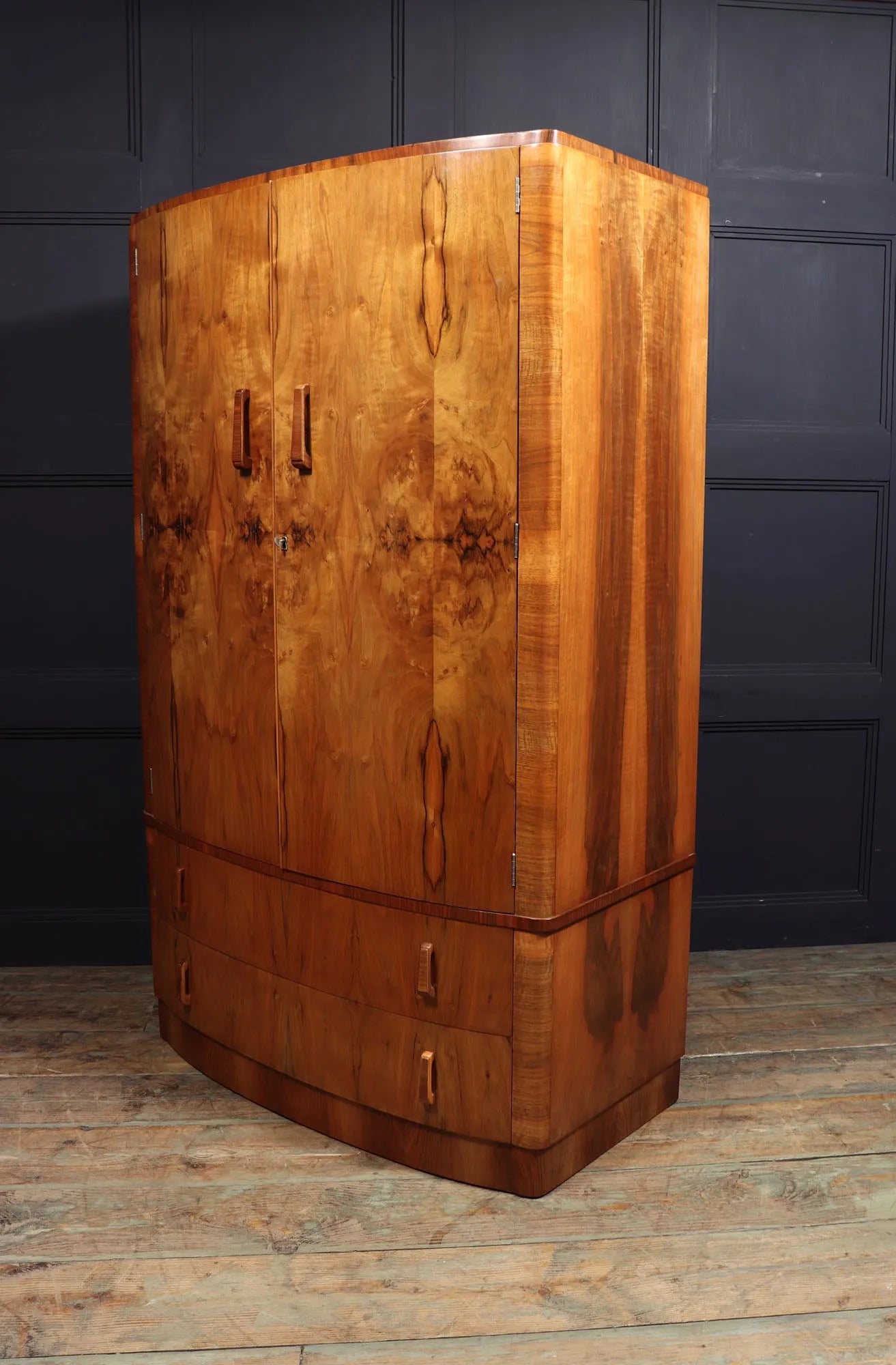 Art Deco walnut Wardrobe  bedroom