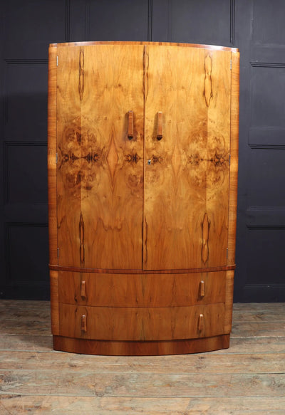 Art Deco walnut Wardrobe  room