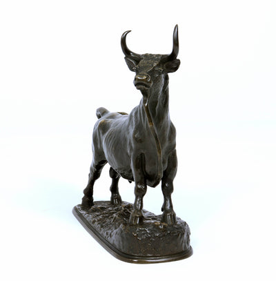 Bronze Bull Sculpture c1890