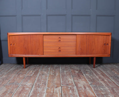 Danish Mid Century Teak Sideboard by H W Klien for  Bramin