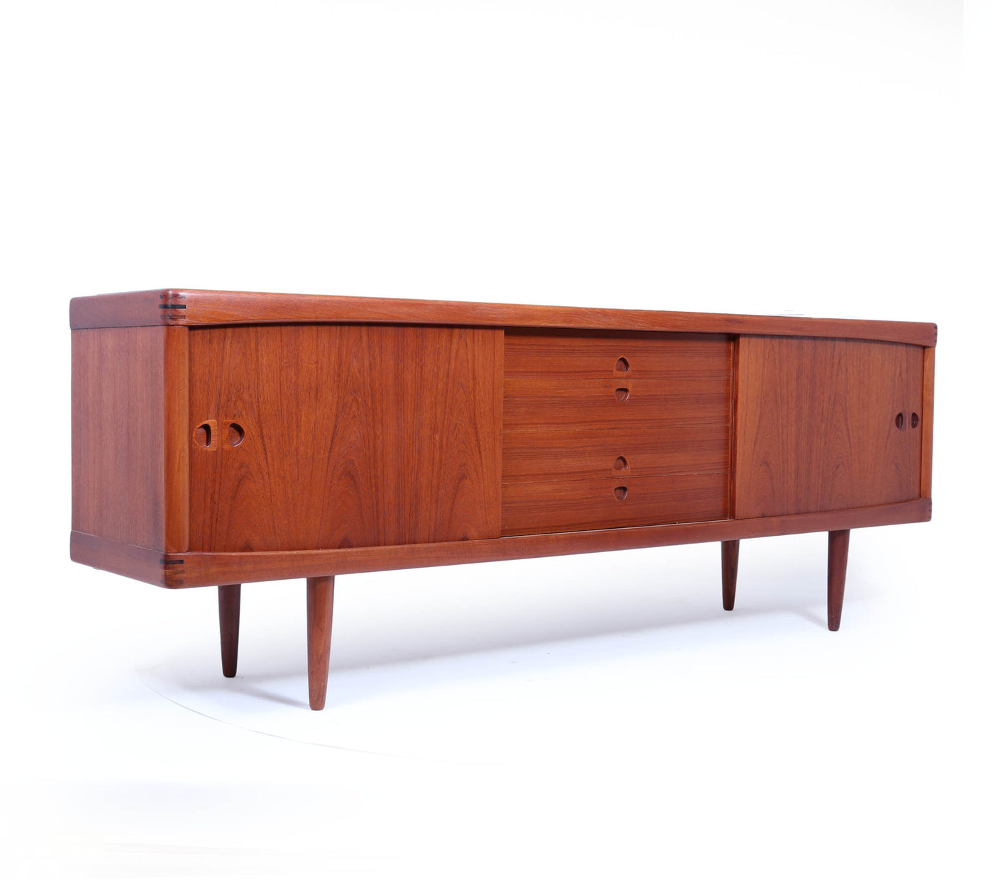 Danish Mid Century Teak Sideboard by H W Klien for  Bramin