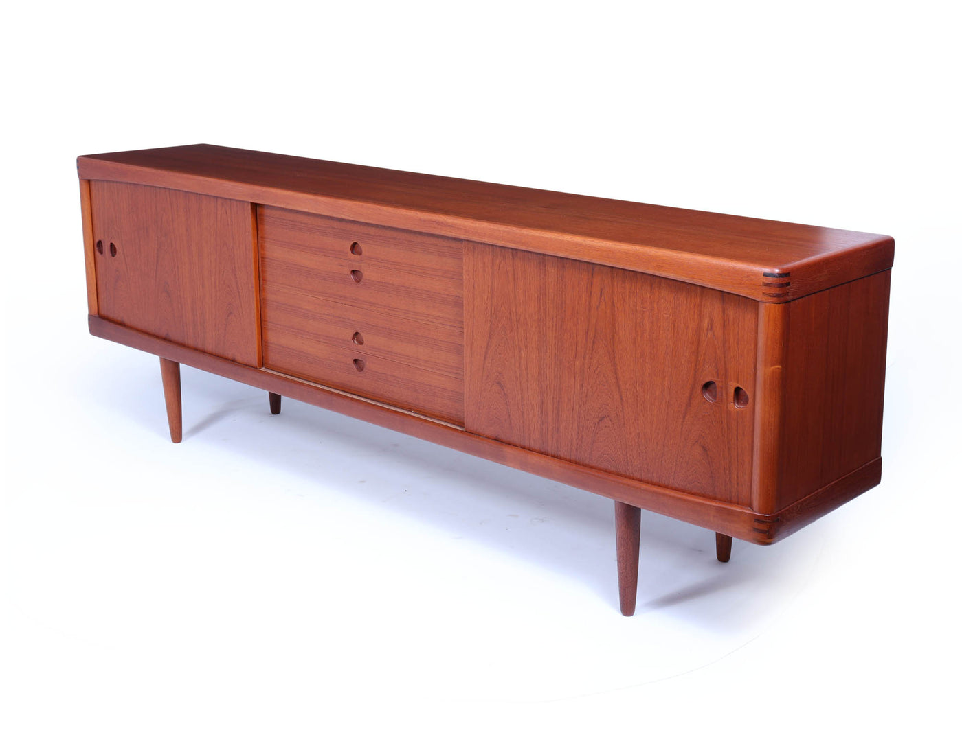 Danish Mid Century Teak Sideboard by H W Klien for  Bramin