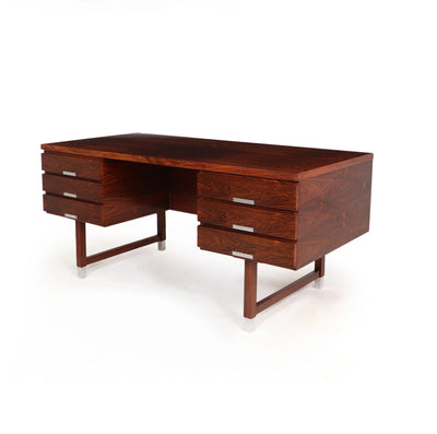 Danish Mid Century Desk EP401 by Eigil Pedersen c1960 side