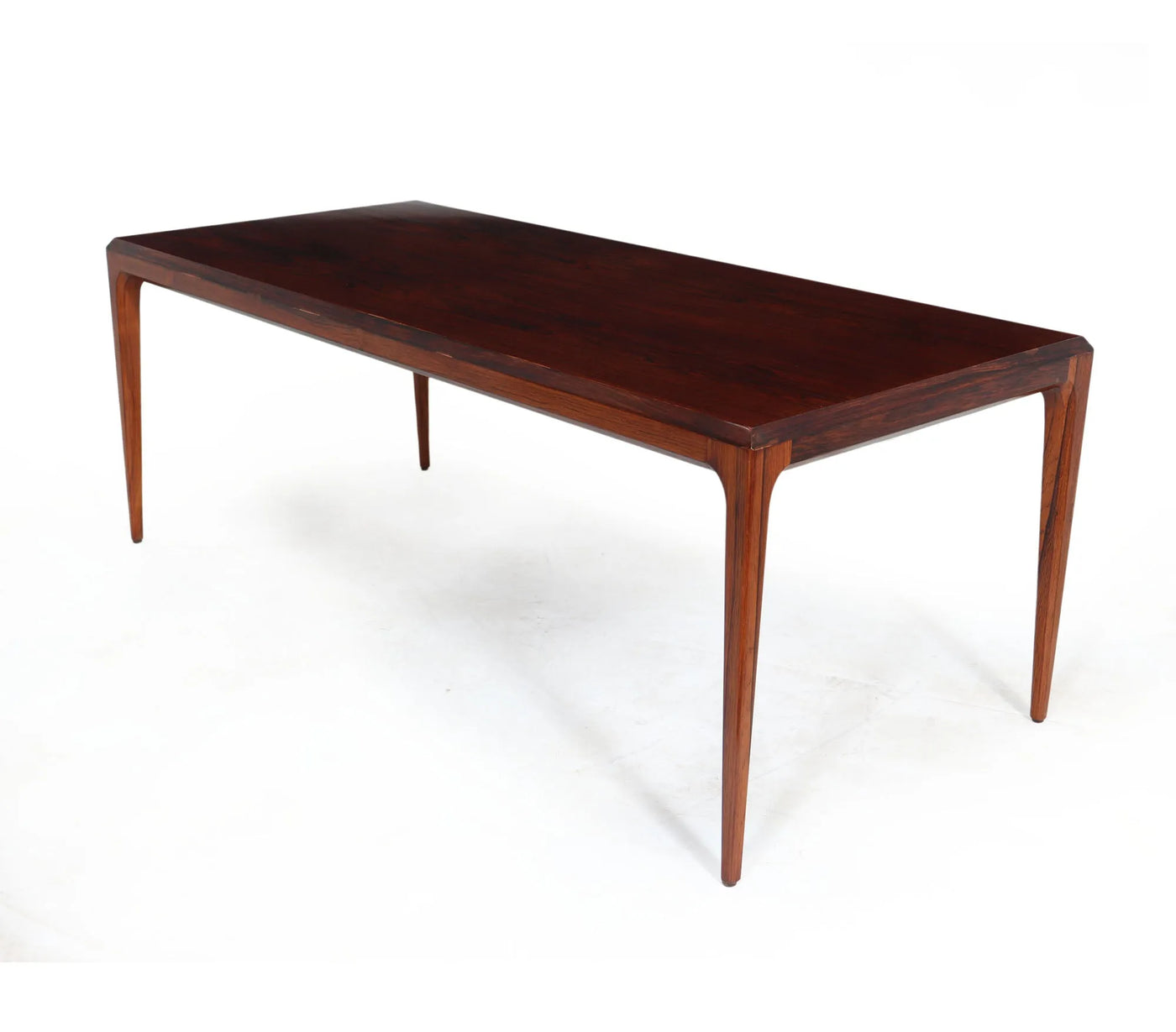 Danish Mid Century Rosewood Coffee Table by Johannes Andersen