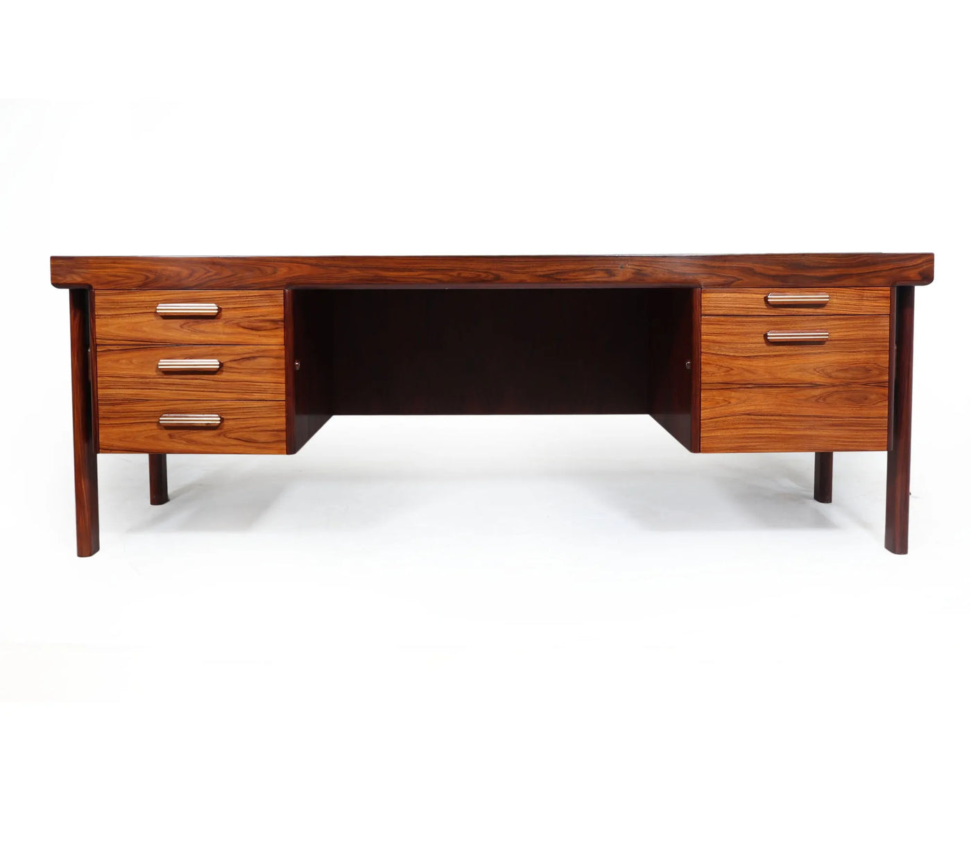 Danish Rosewood Desk by Arne Vodder for Sibast front