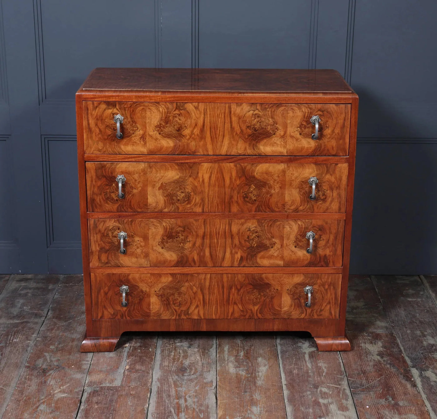 English Art Deco Chest of Drawers