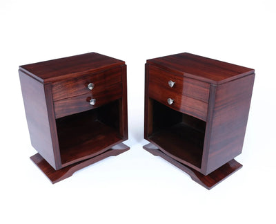 French Art Deco Bedside Chests