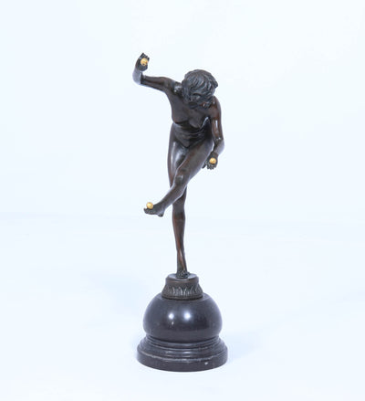 French Art Deco Bronze Sculpture of the Juggler