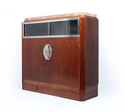 French Art Deco Cabinet in Pomelle Sapele