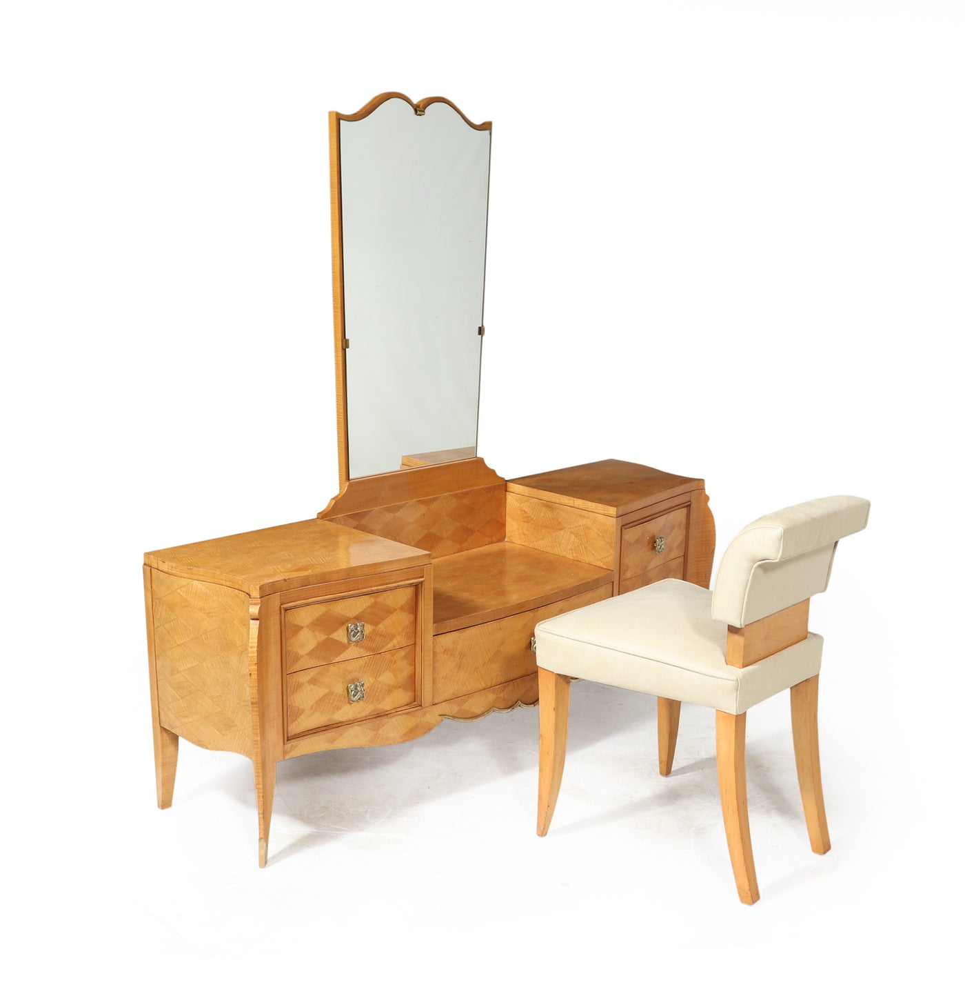  Art Deco Dressing Table and Stool  side