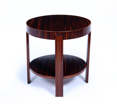 French Art Deco Macassar Ebony Table