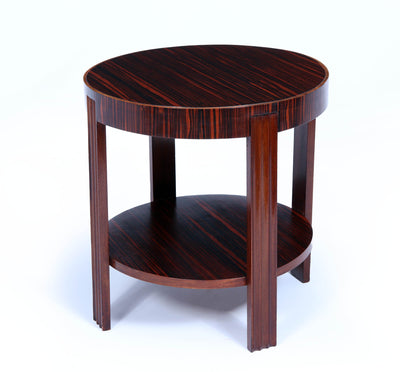 French Art Deco Macassar Ebony Table