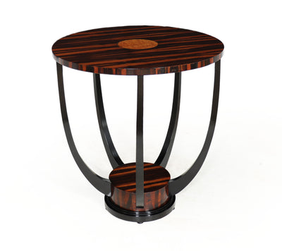 French Art Deco Macassar Ebony side Table