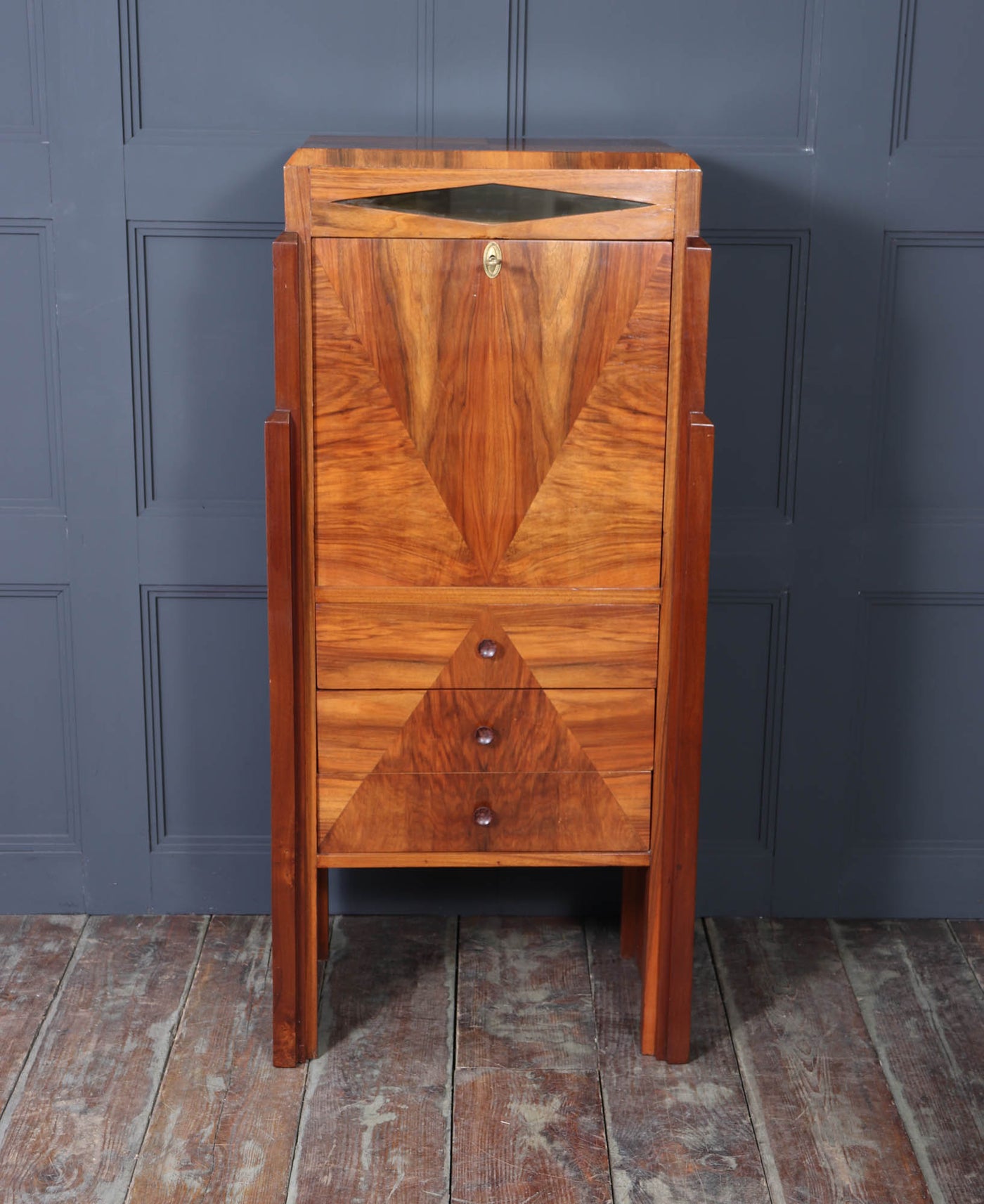 French Art Deco Secretaire Desk