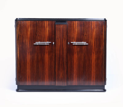 French Art Deco Sideboard in Macassar Ebony