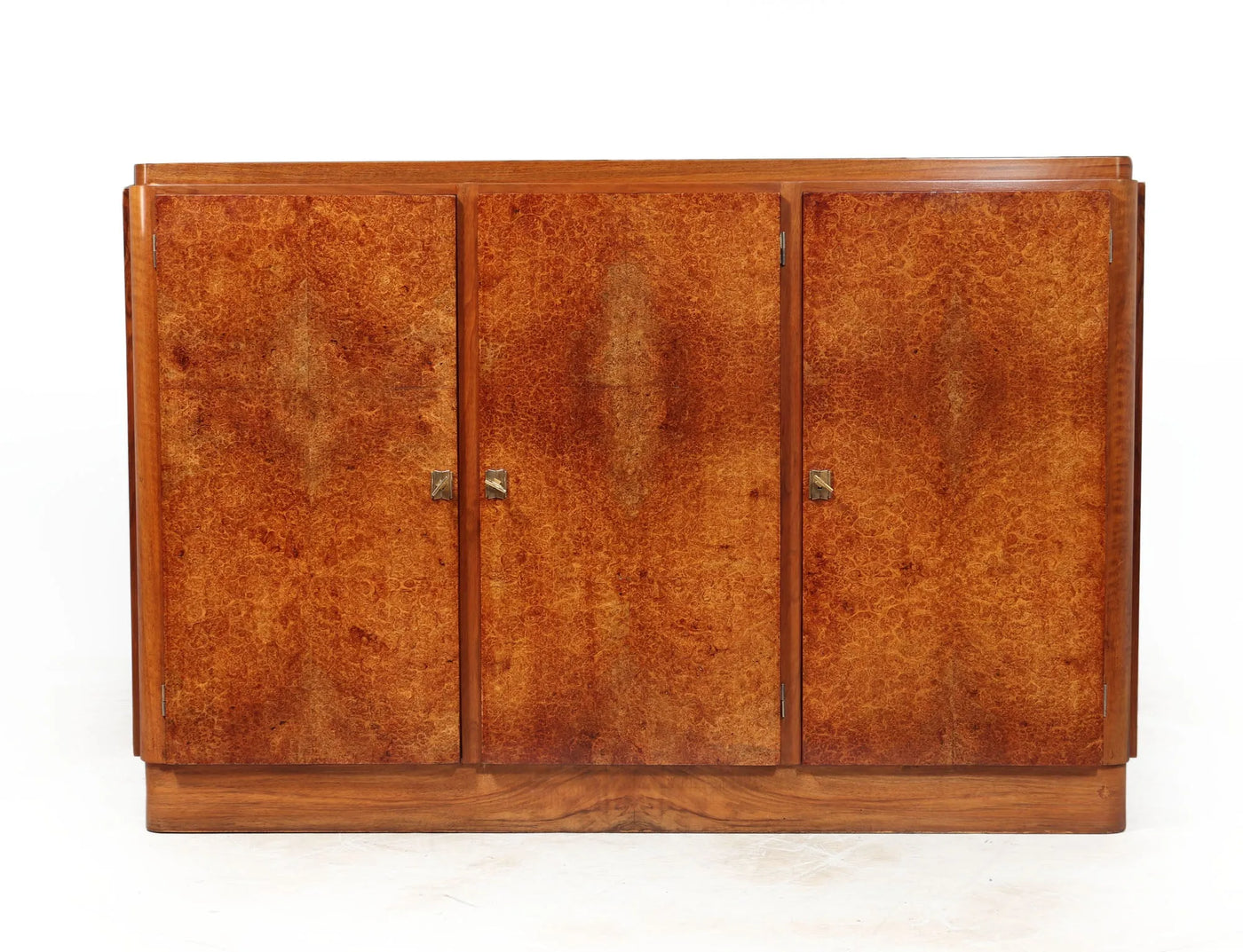 French Art Deco Sideboard in Amboyna and Walnut