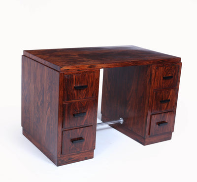 French Art Deco Six Drawer Desk