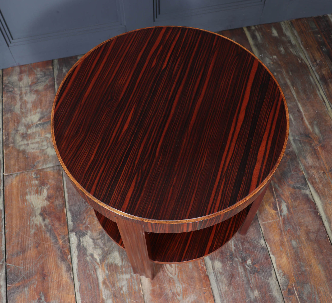 French Art Deco Macassar Ebony Table