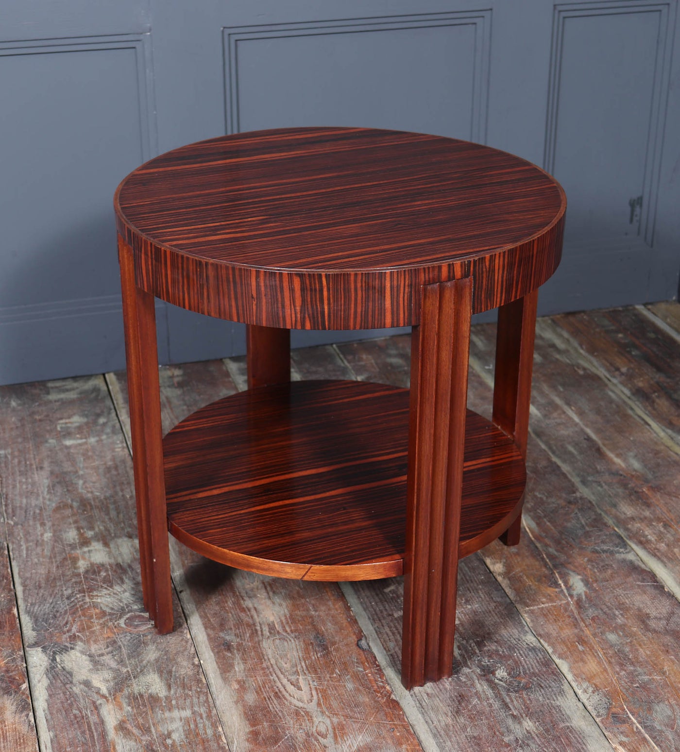 French Art Deco Macassar Ebony Table