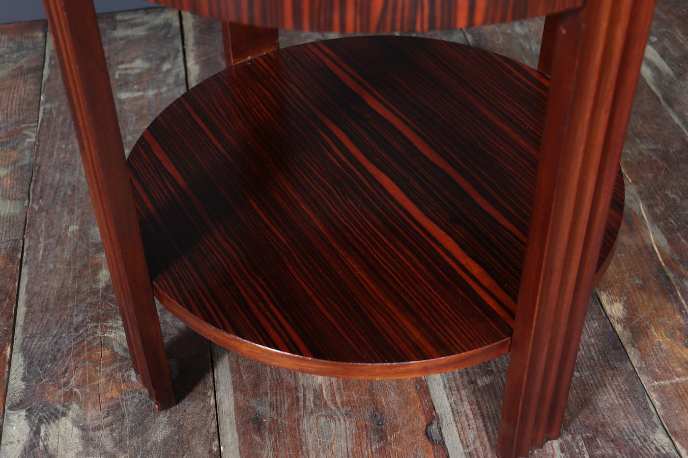 French Art Deco Macassar Ebony Table